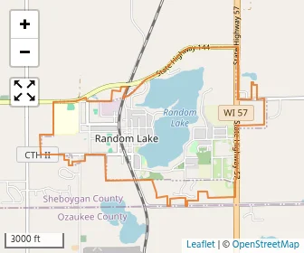 Area schools map